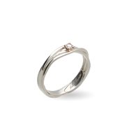 Anello Rubinia Donna Classic Collection Filo Della Vita in Argento Diamante AN04A-RBT-12
